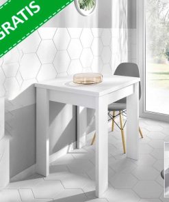 Mesas Y Sillas Easy Mobel Mesas De Comedor, Comedor O Cocina | Mesa Extensible De Comedor O Cocina Bok 67 A 134Cm. Blanco