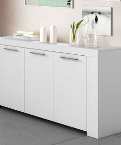 Sal N Y Comedor Easy Mobel | Aparador 3 Puertas Ambit Buffet. Muebles Salon O Comedor Blanco