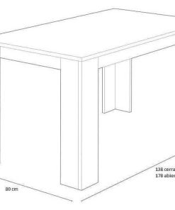 Mesas Y Sillas Easy Mobel | Pack Mesa Extensible De Comedor O Cocina + 6 Sillas Nordic