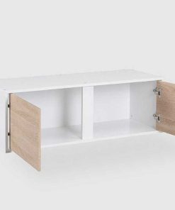 Sal N Y Comedor Easy Mobel | Conjunto Mueble De Salon Alma Blanco Y Cambria