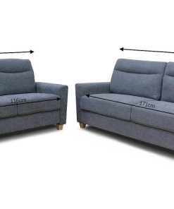 Sof S Easy Mobel | Conjunto De Sofas 3+2 Plazas Gc2026 Gris