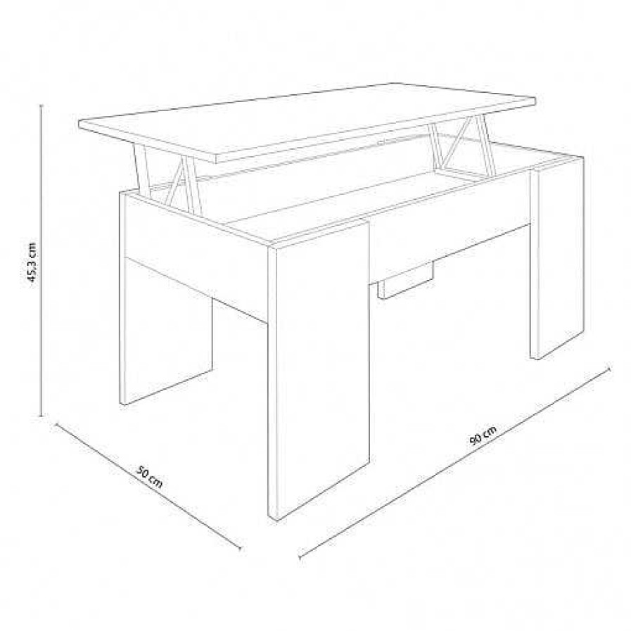 Mesas Y Sillas Easy Mobel | Pack Ahorro: Mesa De Comedor + 6 Sillas + Mesa De Centro