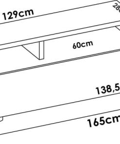 Sal N Y Comedor Easy Mobel | Mueble Bajo Tv Kram 1 Puerta Roble Y Negro