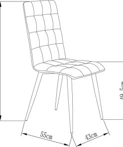 Mesas Y Sillas Easy Mobel Mesas De Comedor, Comedor O Cocina | Silla De Comedor Taylor En Polipiel