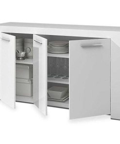 Sal N Y Comedor Easy Mobel | Aparador 3 Puertas Ambit Buffet. Muebles Salon O Comedor Blanco